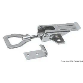 Adjustable lever lock in stainless steel