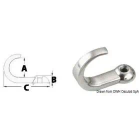 Single screw hook