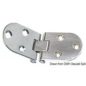 Hinged flap 2 mm.