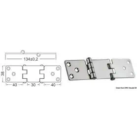 2 mm swing hinge