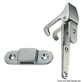 Ladder hinge with clothes hanger.