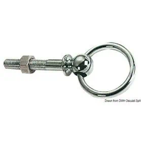 Anello snodato con perno passante
