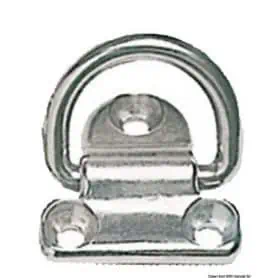 Foldable stainless steel ring.