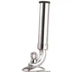 Rotating rod holder in chrome-plated brass.