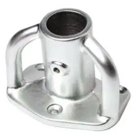 Base for alloy candlestick