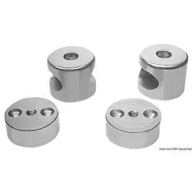 Top-mounted handrail terminal grab rail