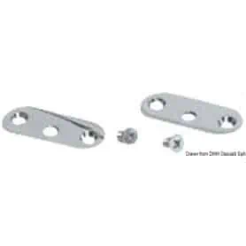 Fixing kit for handle attachment using external screws