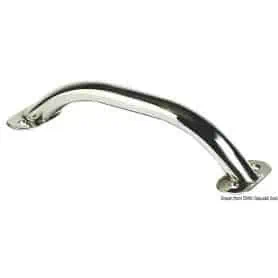 Ovalized handrail with visible screws