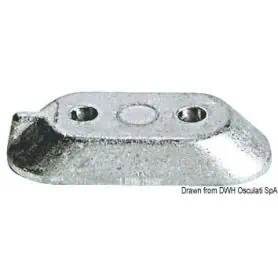 Stem bracket anode for Yamaha 4/70 HP 4 stroke.