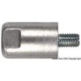 Anodo circolare in zinco