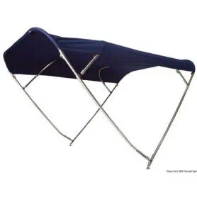Folding sunshade canopy SHADE MASTER FLY INOX DEEPTH, 4 arches.