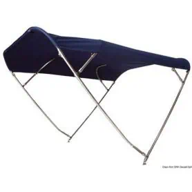 Capottina parasole pieghevole SHADE MASTER FLY INOX DEEPTH, 4 archi