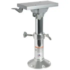 Supporto sedile con slitta girevole lucidato a specchio