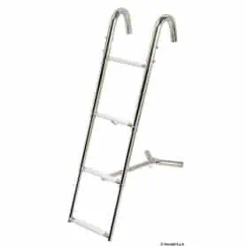 Telescopic bow ladder