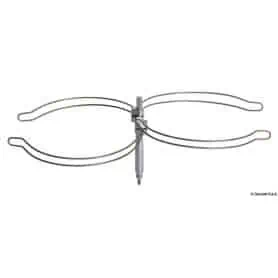 Built-in stainless steel hob