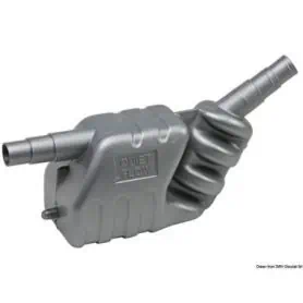 Water-cooled engine exhaust muffler 7 l.
