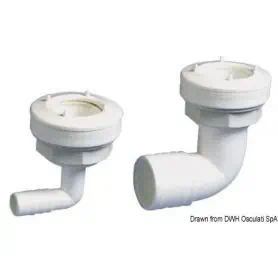 90Â° flexible water tank spout