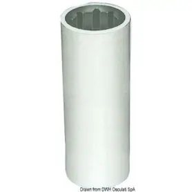 Bushings for shafts with external resin armor, external/internal in inches.
