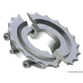 Stainless steel clamp cutter.