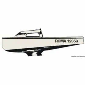 Lettere autoadesive  per Targa
