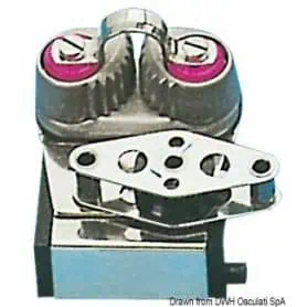 Stainless steel terminal.
