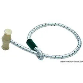 Serrated with nylon pins.