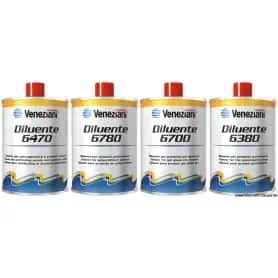 Thinner, primer, and other VENEZIANI products.