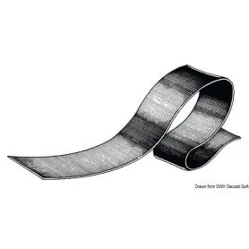 EPDM is commonly used as a chin strap or side edge protection.