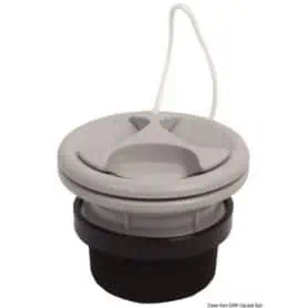 Inflatable/deflatable valve for rubber boats.