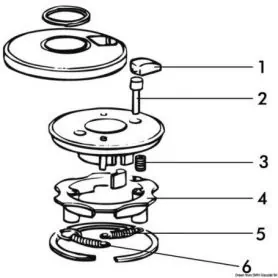 LEWMAR spare part for 3-speed winch.