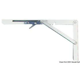 Folding support arms
