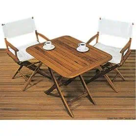 Tavolo pieghevole regolabile ARC in teak