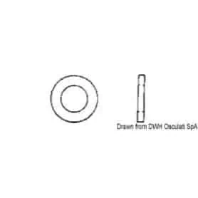 Flat plain washers UNI 6592 DIN 125.