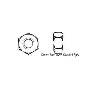 Hexagonal dice UNI 5588 DIN 934