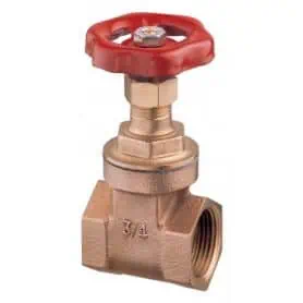 SARACINESCA NORM. CORPO BRONZO F-F  1"1/2