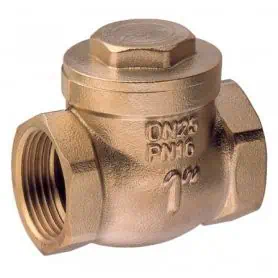 VALVOLA CLAPET T.M. OTTONE DA 1-2"