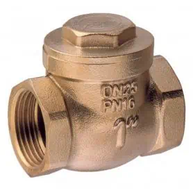 VALVOLA CLAPET T.M. OTTONE DA 3-4"