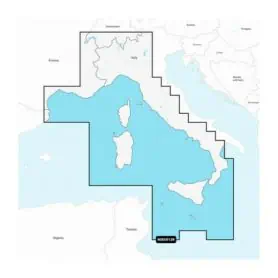 Carta nautica Mar Mediterraneo centrale ed occidentale