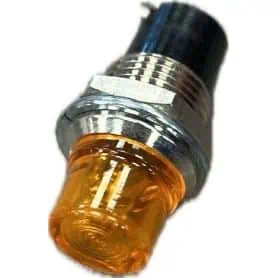 Lampadina spia arancione 12V - d. 10,5