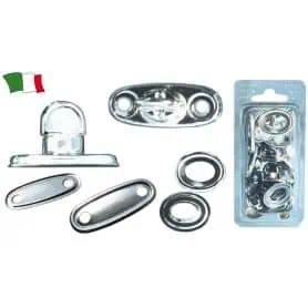 TORNICHETTO CROMATO IN KIT DA 4 pz