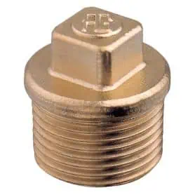 TAPPO MASCHIO IN OTTONE  3/8"