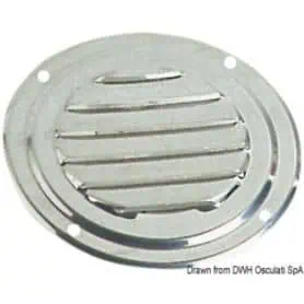 Griglia aeratore in acciaio inox - TIPO 'F'- 125 mm.