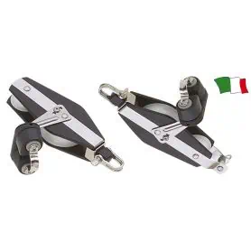 Bozzello violino a 2 pulegge con arricavo/strozzascotte