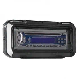 CAR RADIO BOX 11x23.5 cm - COLOUR SMOKY GREY