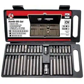 Set of 40 combined inserts.