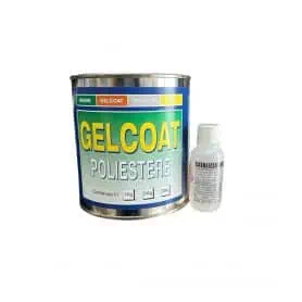 Gealcoat bianco da 1 kg con catalizzatore e paraffina