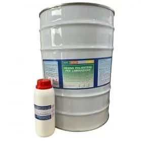 Resina Poliestere Aropol 102 da 20 Kg con catalizzatore