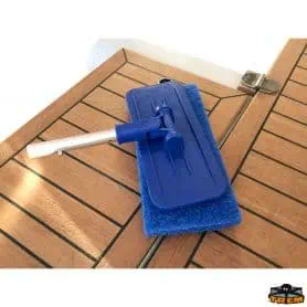 Swivel mop with snap-in connection.