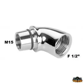 SUPPORTO CURVO DOPPIO FEMMINA Fil. 1/2F e 15/1 F