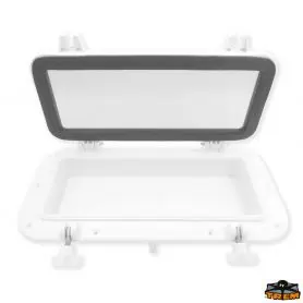 RECTANGULAR WHITE NYLON COMPOSITE HATCH
